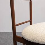 Set of 4 modernist chairs by Greta Magnusson Grossman, USA circa 1950.