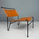 A. A. Dolleman Lounge Chair by Metz & Co, Mid-Century Leather & Metal