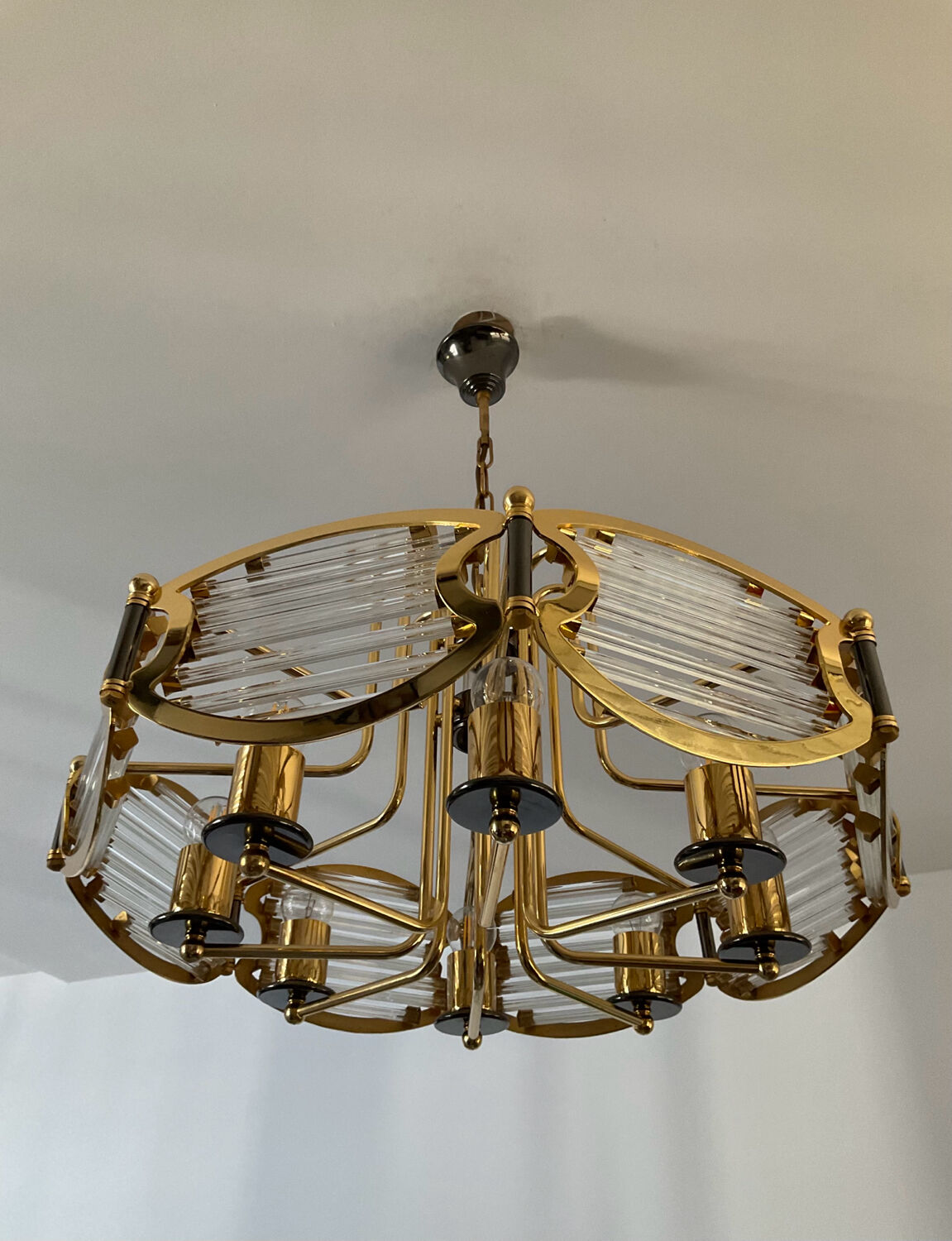 Vintage Bakalowits & Söhne chandelier from the 70s