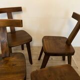 set of 6 Aranjou chairs 1970/80