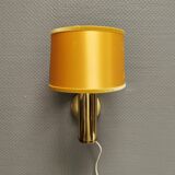 Stylish wall lamp in brass from MS lightning Denmark 1970-80s