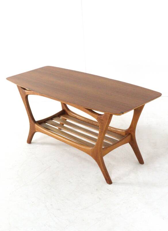 Coffee table 'Huizen' - dutch mid centiry modern design - organic shapes