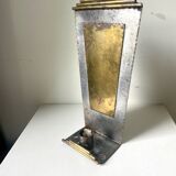 Art Deco metal & Brass Wall Candle Sconce