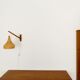 Danish Teak and Wicker Wall Lamp