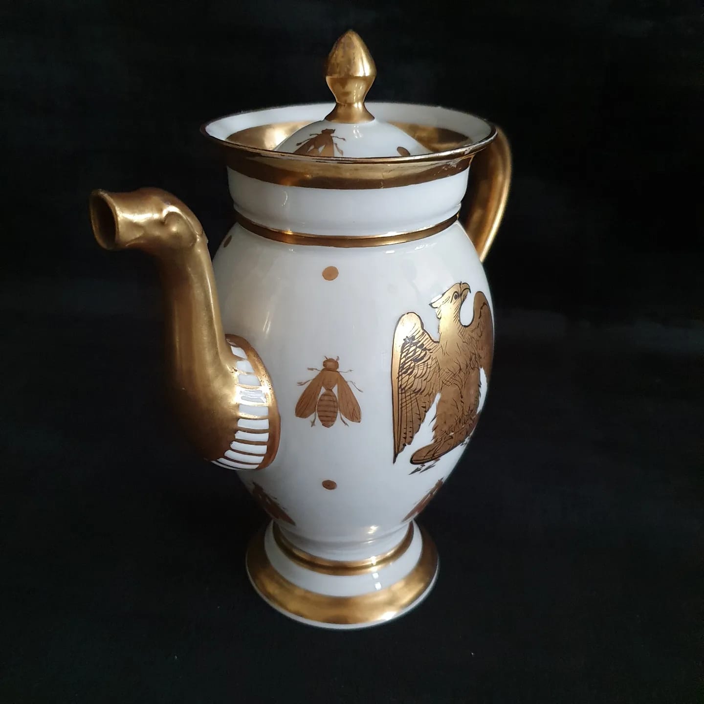 Genuine Napoleon porcelain coffee service - Manufacture Impériale de Sèvres