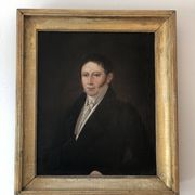 Antique Portrait Painting of a German Gentleman, 19th century
