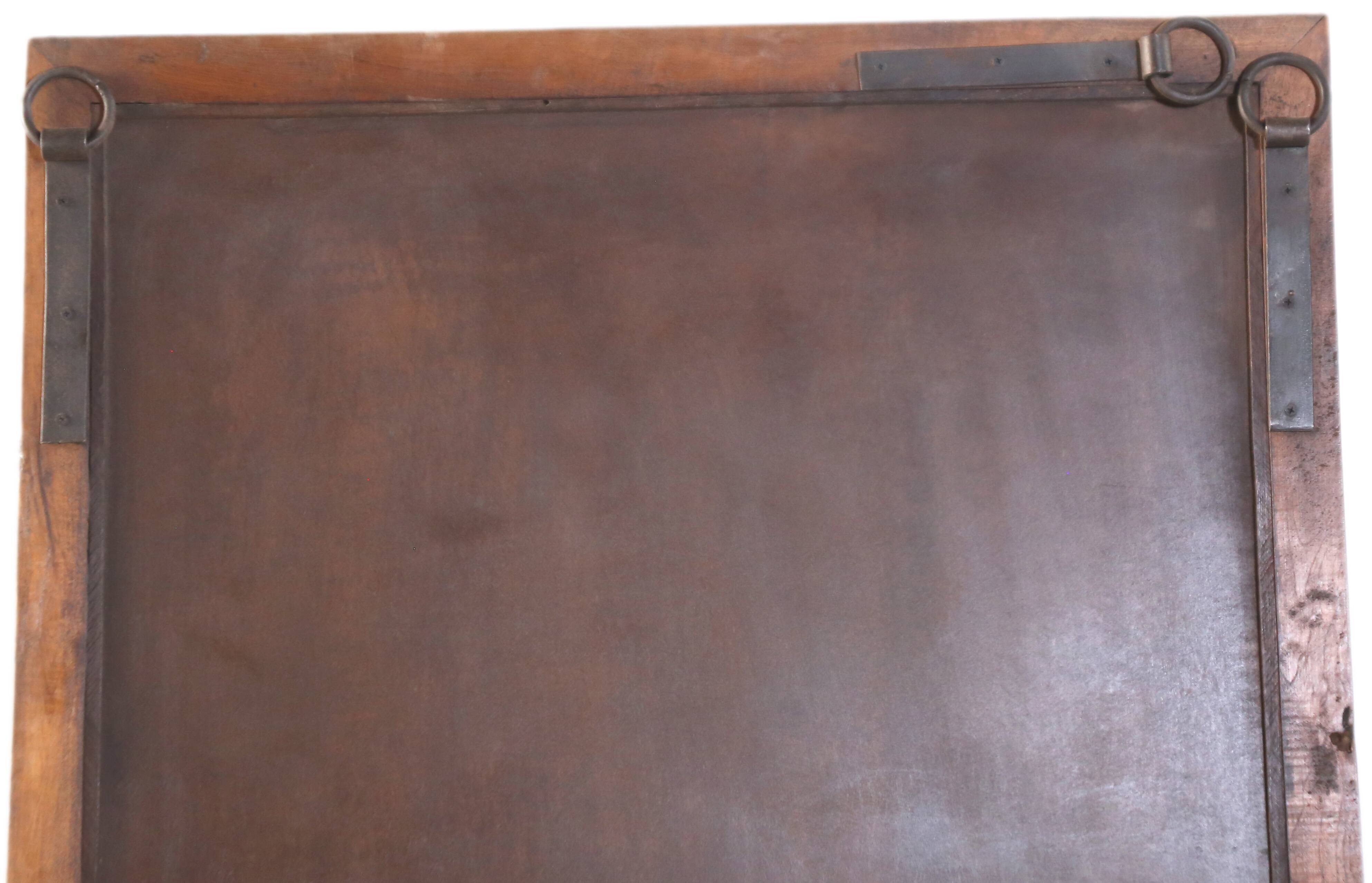 Old Burmese teak mirror