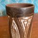 Small soliflore vase in glazed ceramic by Alexandre Kostanda – Vallauris,
