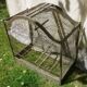 Old bird cage wooden and iron pagoda