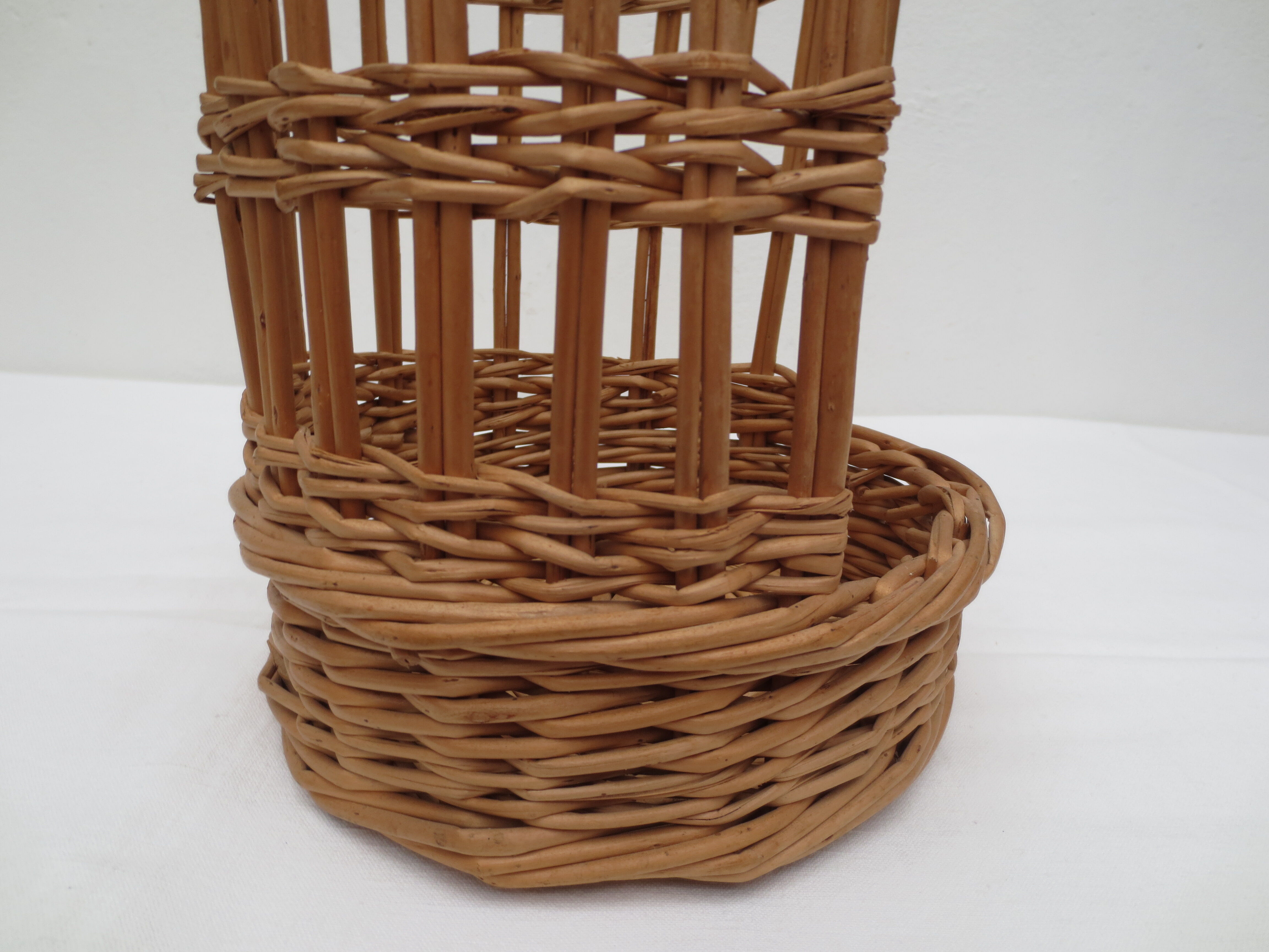 Old baguette basket, wicker bakery