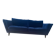 SITS Nova 3-seater canapé in Dedar blue velvet – very good condition.