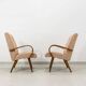 Armchairs type 53 by J. Smidek, Ton, Czechoslovakia, 1960s, set of 2