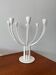 IKEA vintage candlestick model Stockholm – white 8-branch chandelier