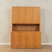 1960s two-piece secretary desk