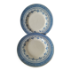 Pair of old Boulenger Choisy-le-Roi soup plates – Gallic decor