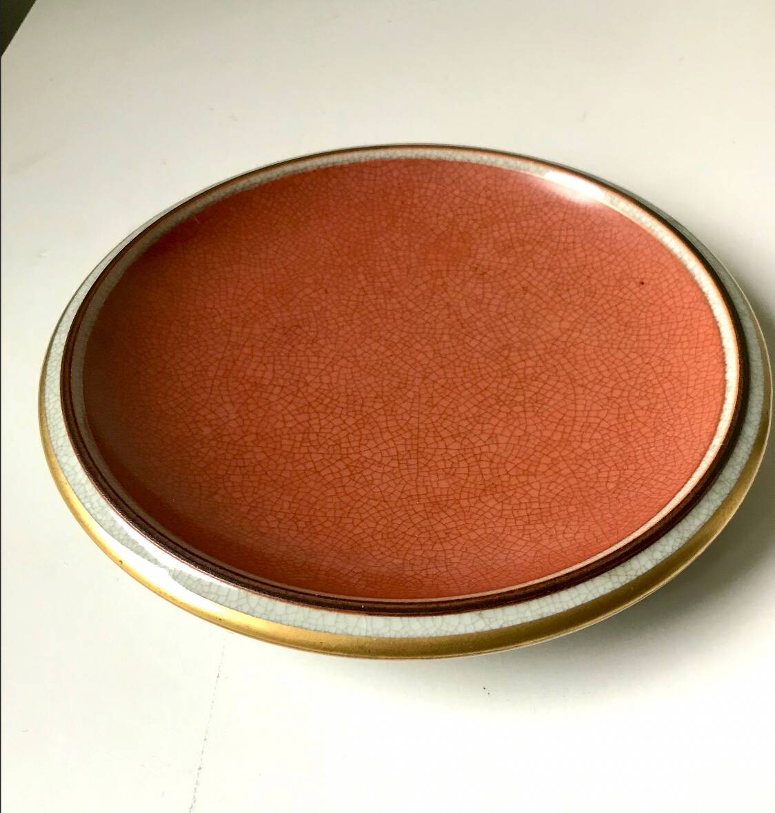 Royal Copenhagen Porcelain crackle ware  designed by Thorkild Olsen