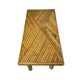 Vintage bamboo and rattan step stool