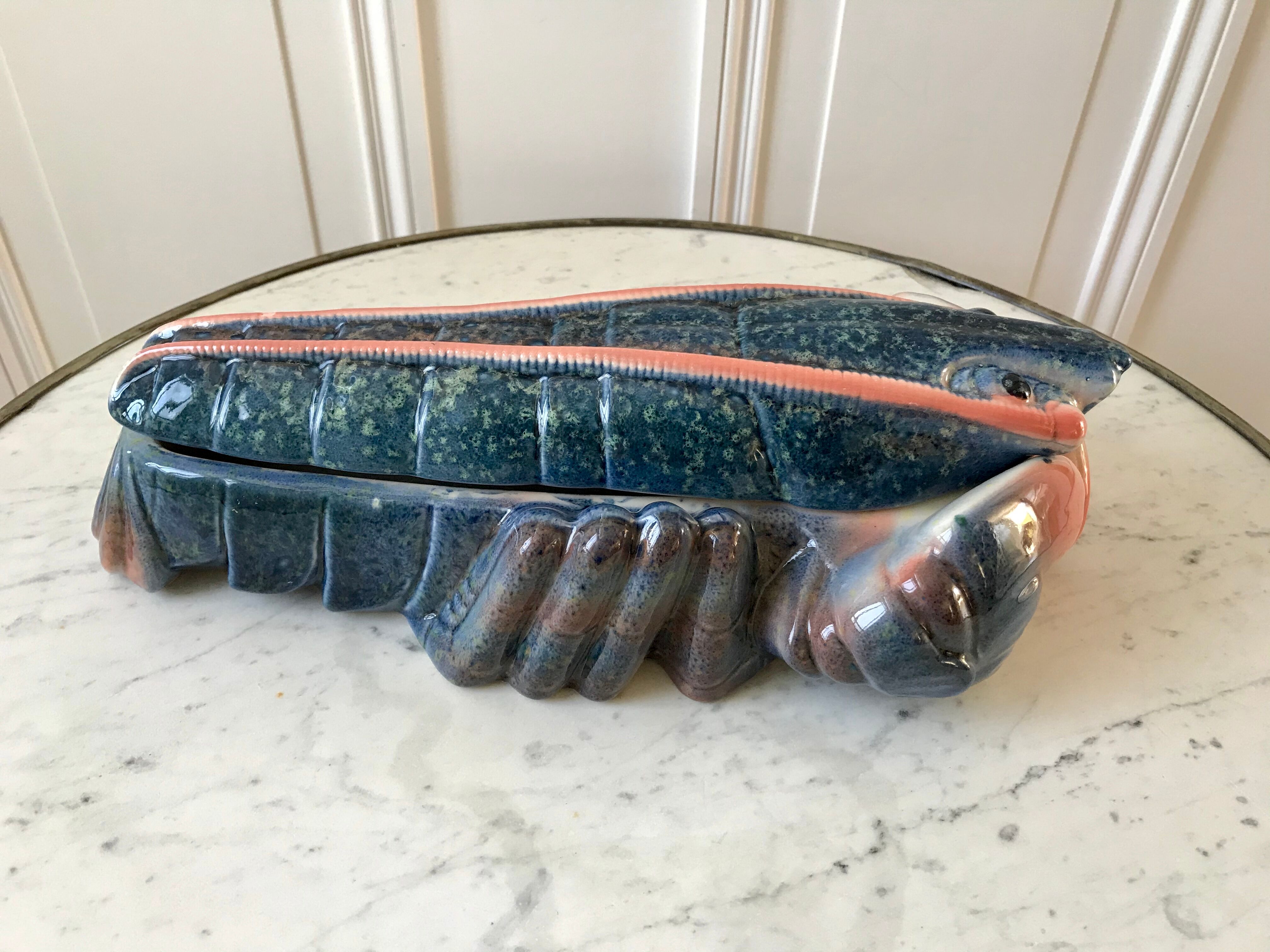 Lobster in vintage slurry