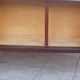Empire style display cabinet in mahogany veneer