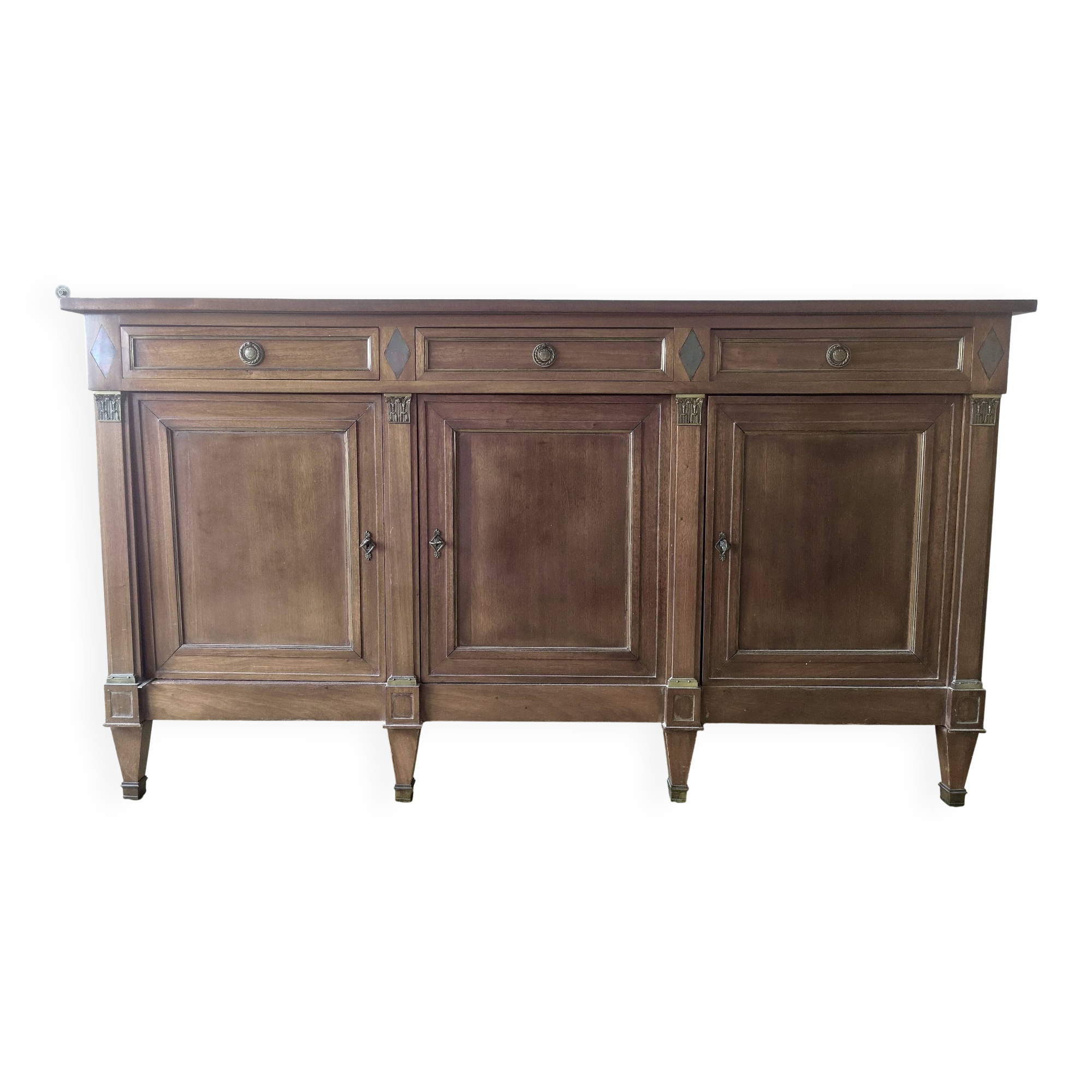 Antique buffet in cherry wood - Directoire style - late 19th to early 20th century