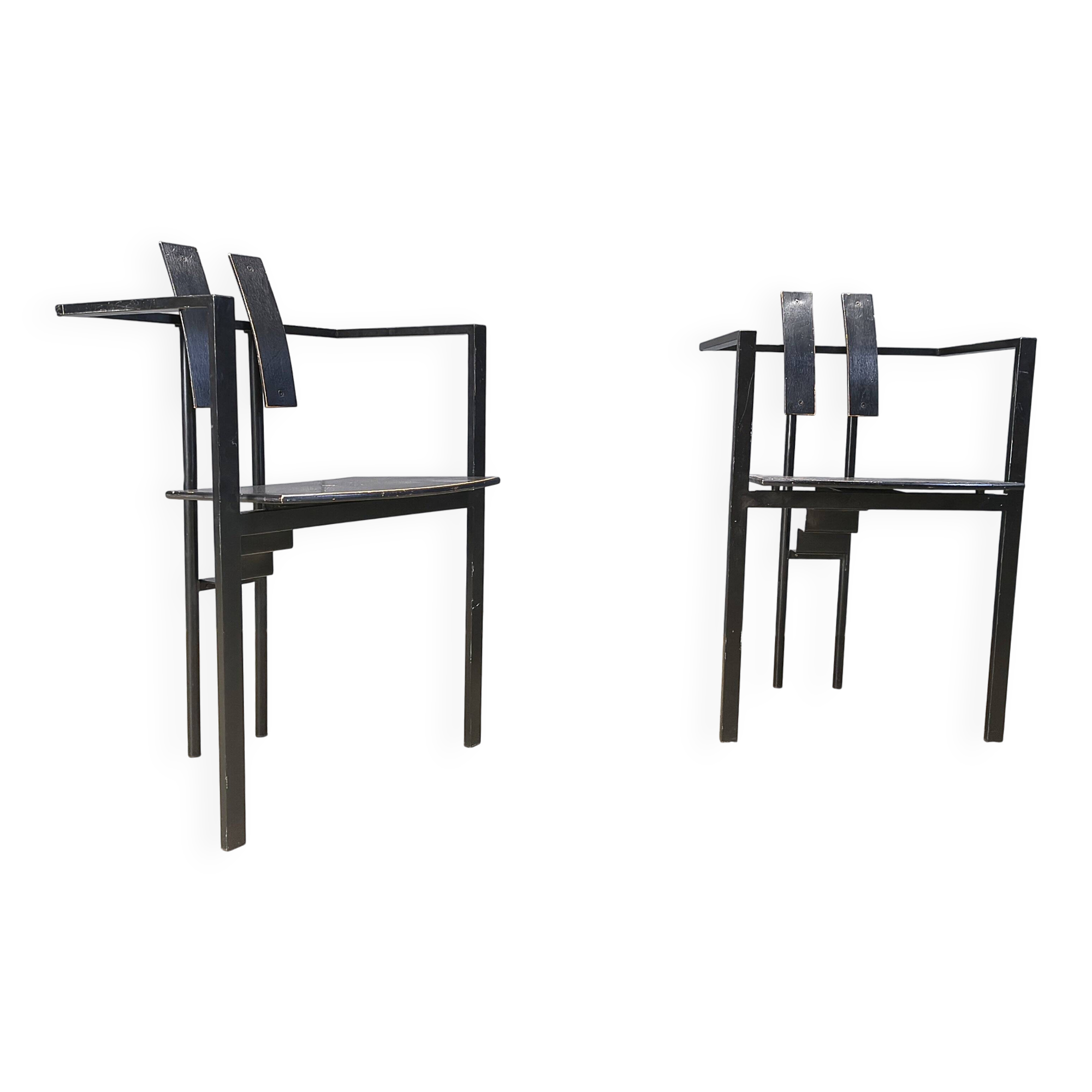 Trix dining chairs by Karl Friedrich Förster for KFF, 1980s, set of 2