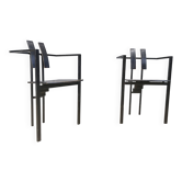 Trix dining chairs by Karl Friedrich Förster for KFF, 1980s, set of 2