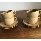 Set of 4 sandstone cups