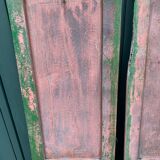 Pair of patinated wooden shutters