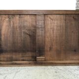 Vintage solid oak sliding door