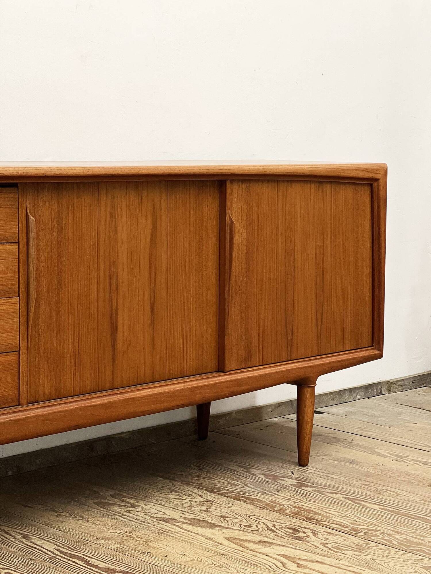 Danish Mid-Century Modern Sideboard in Teak by Axel Christensen Odder Furniture, 1960s