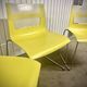 Chaises design jaune et chrome Chaise - Otto B&B Italia– vintage / déc