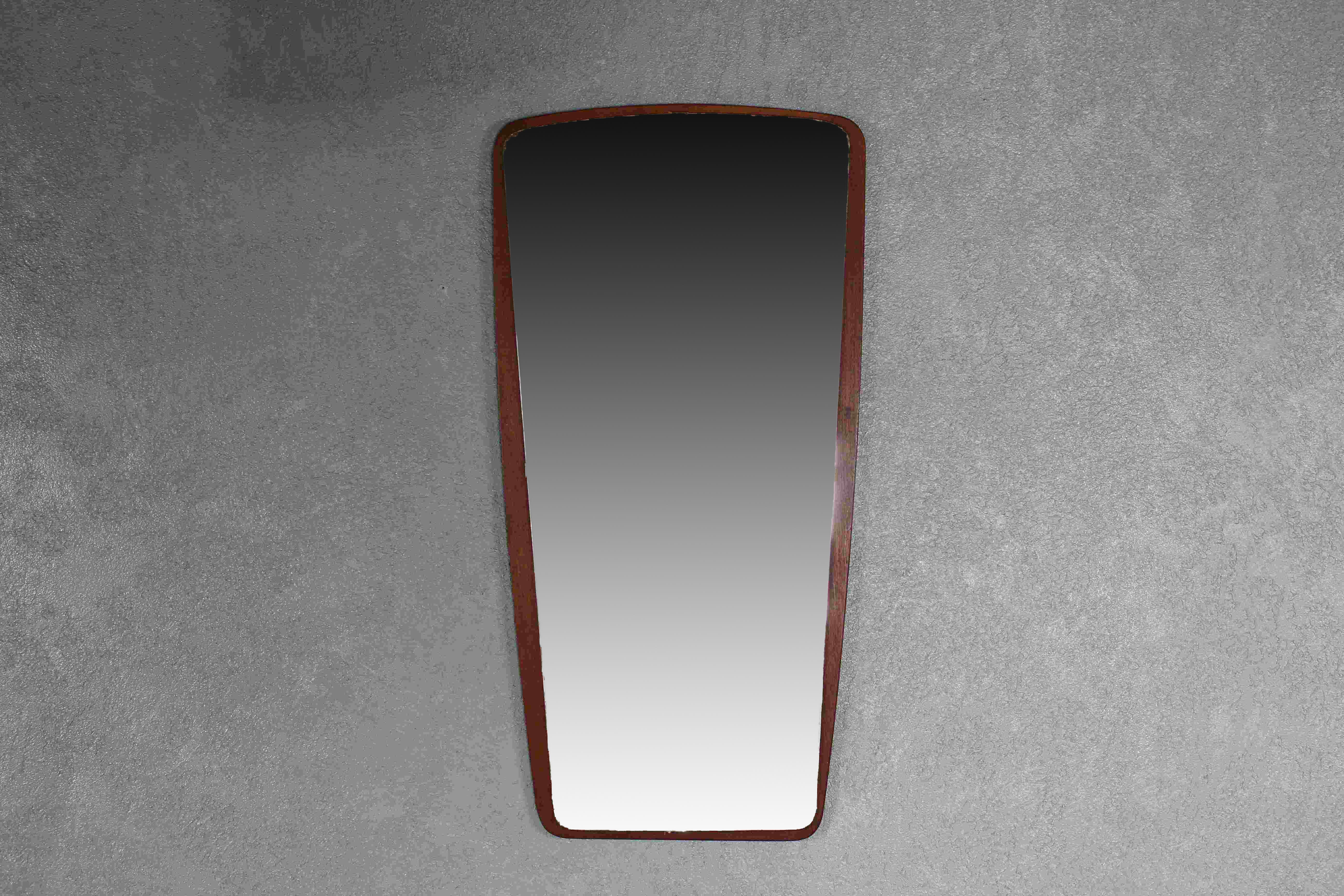 Danish mid century  teak mirror, 1960s