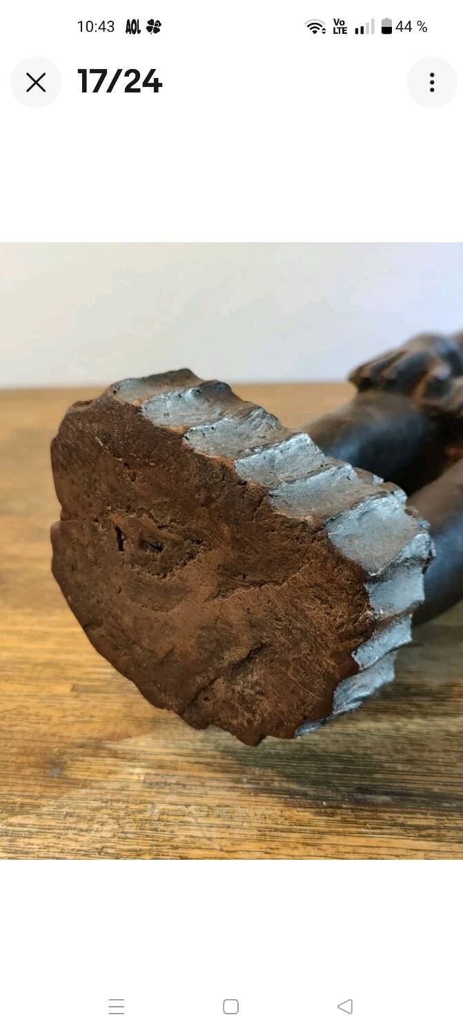 Ancient mystical husband fetish sculpture, Blolo Bian Baoulé