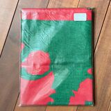 Pierre Frey "Frontenac" Red & Green Tablecloth