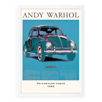 Volkswagen Lemon 1985 d'après Andy Warhol
