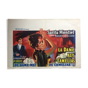 Affiche cinéma La Dame aux Camélias