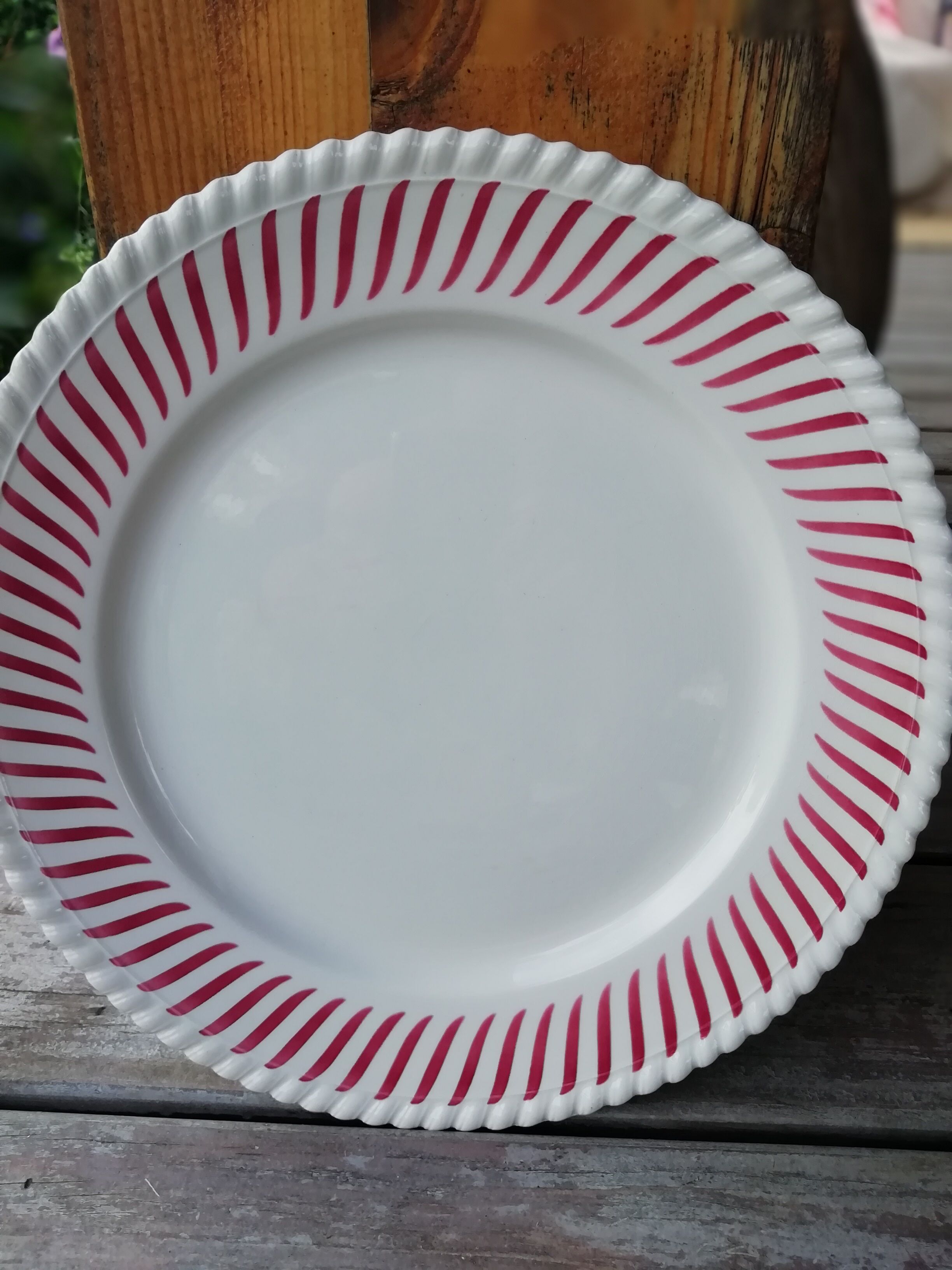 Paire de plats de service