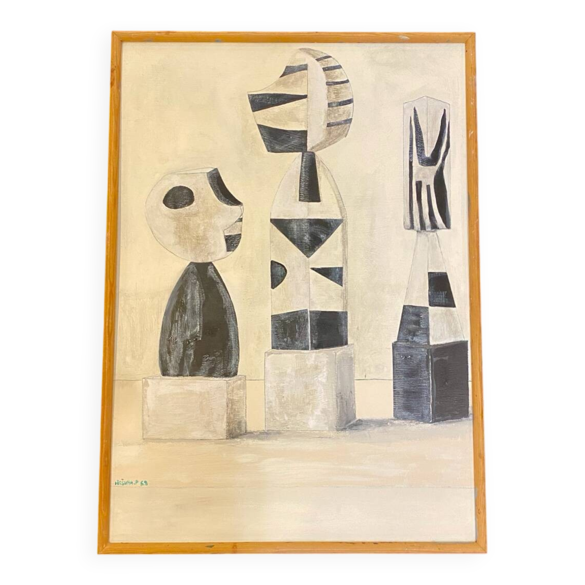 Modern geometric table