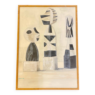 Modern geometric table