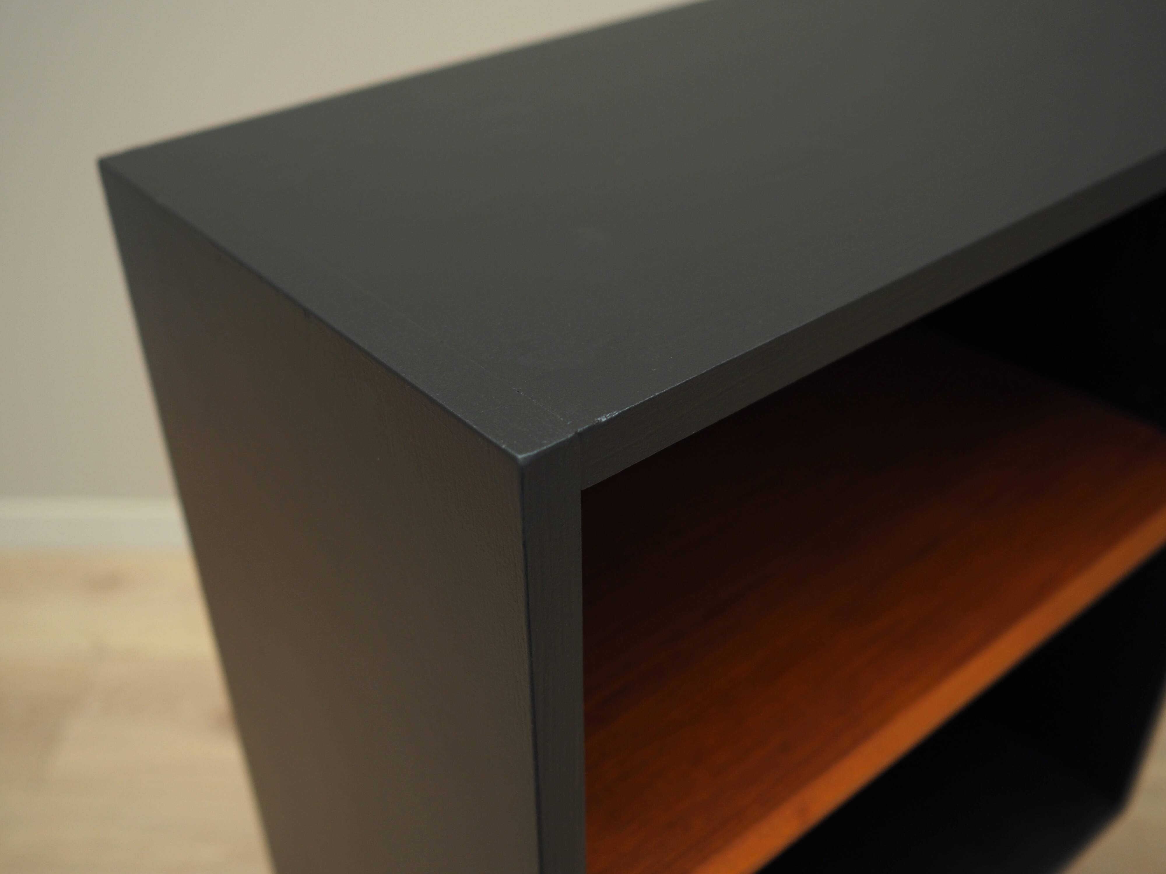 Bibliothèque en teck, design danois, années 1970, production : Danemark