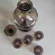 Smoked glass liqueur set