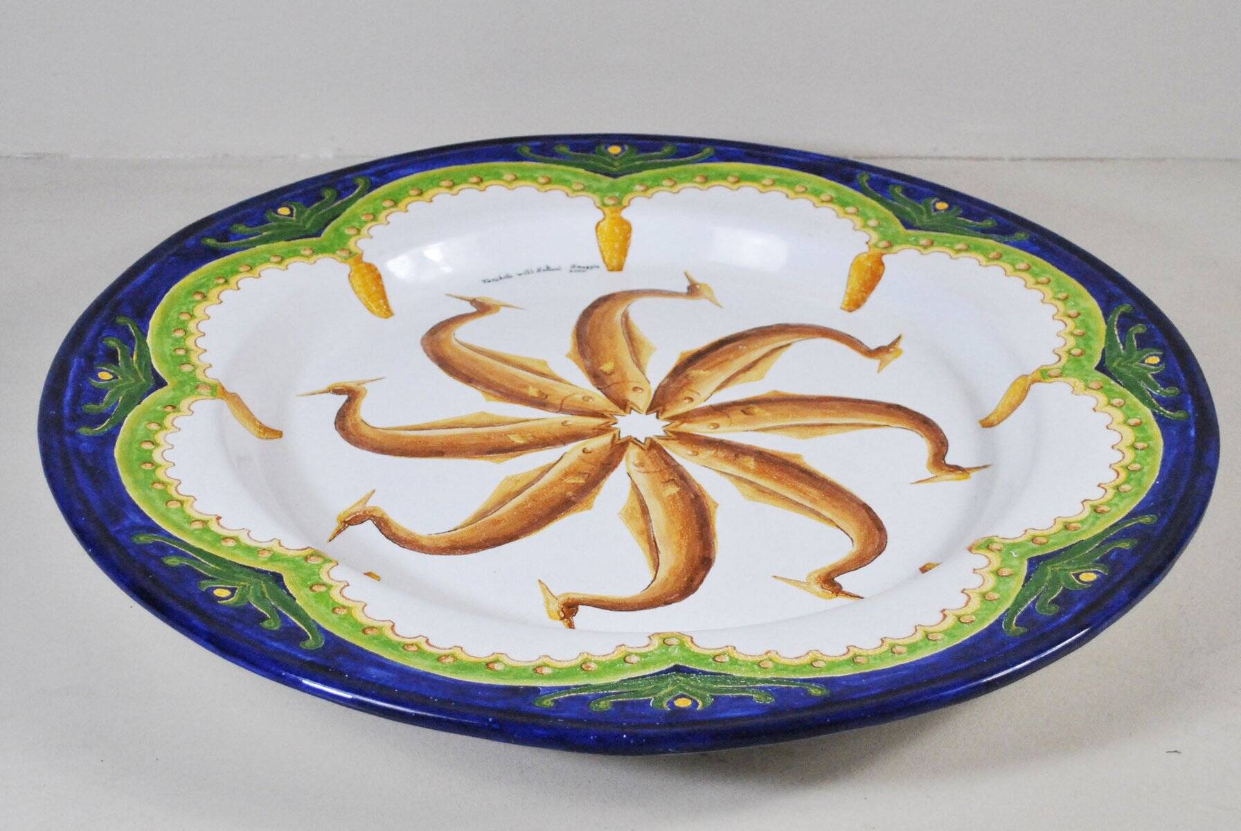 Decorative plate by Tarshito, 2004