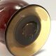 Brown and Yellow Murano Glass Amphora Vase by Fratelli Toso, Italy