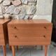 Pair of modernist 3K Mobel bedside tables