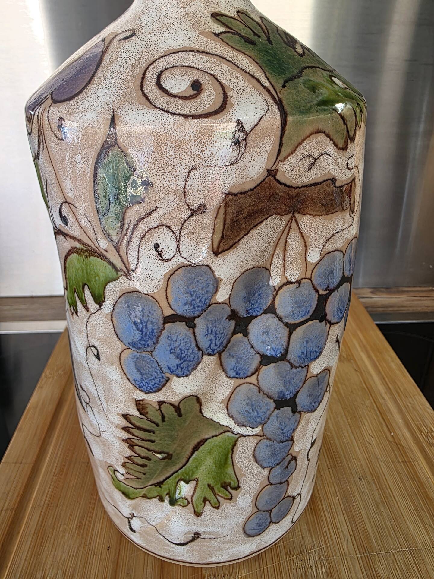 Vintage bottle vase Gunter Erhart SKK Merano / Italian ceramics