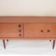 Sideboard scandinavian handles vintage 50s