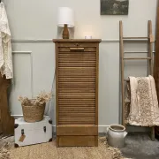 oak curtain furniture / filing cabinet