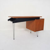 Teak hairpin desk by Tijsseling, The Netherlands 1960's