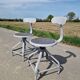 Lot de 2 chaises d'atelier Modèle Nicolle à queue de baleine