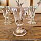 Petit verres bistrot vintage "voleurs" "trompeurs" (lot de 6)